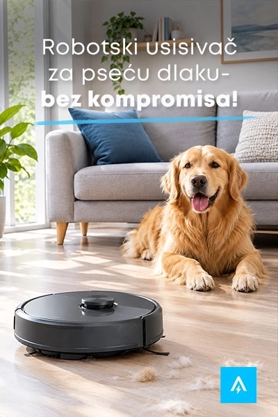 Robotski usisivač za pseću dlaku bez kompromisa