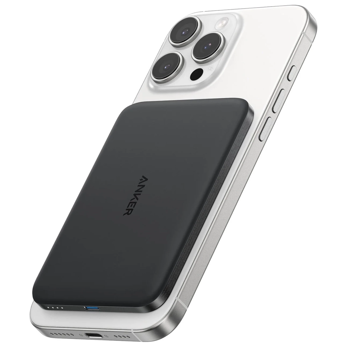 Anker Power Bank Nano 5.000 mAh 20W, Slim MagSafe Crna