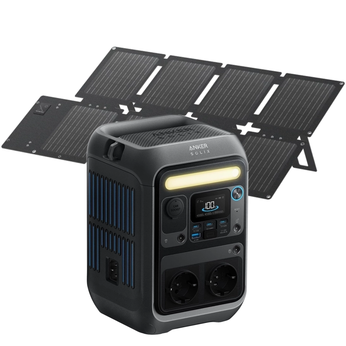 Anker Solix Energetska stanica C300X + Prenosiv Solar Panel PS60